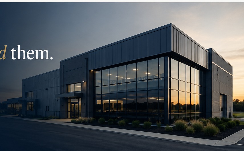 Modern industrial headquarters